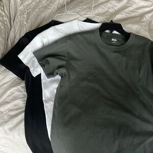 Three Uniqlo t-shirt dresses
